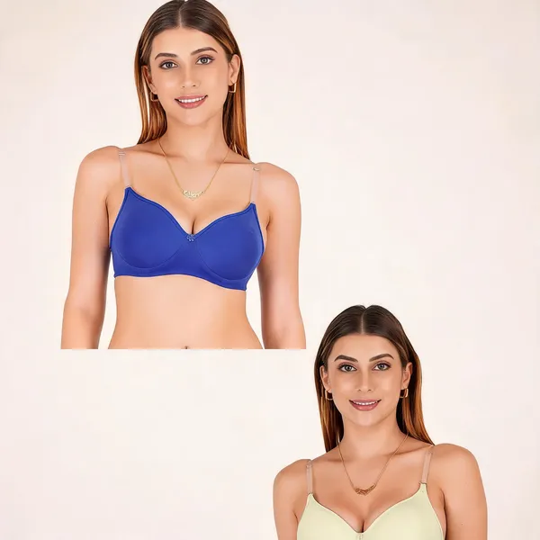 Tulzott_Women_Everyday_Padded_Bra_With_Transparent_With_Bra_Color_Strap_Pack_2