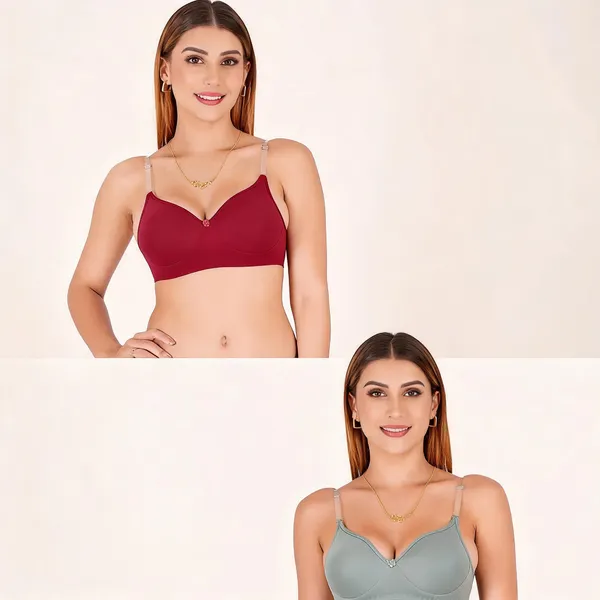 Tulzott_Women_Everyday_Padded_Bra_With_Transparent_With_Bra_Color_Strap_Pack_2