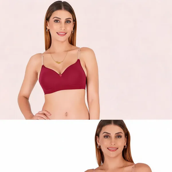 Tulzott_Women_Everyday_Padded_Bra_With_Transparent_With_Bra_Color_Strap_Pack_2