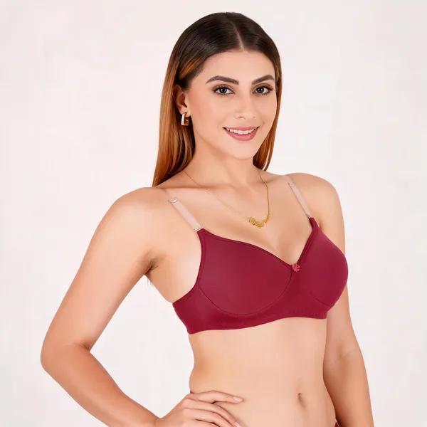 Tulzott_Women_Everyday_Padded_Bra_With_Transparent_With_Bra_Color_Strap_Pack_2