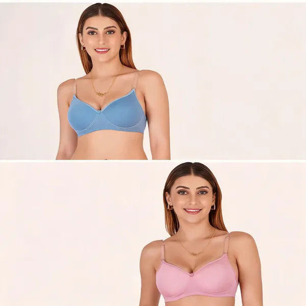 Tulzott_Women_Everyday_Padded_Bra_With_Transparent_With_Bra_Color_Strap_Pack_2