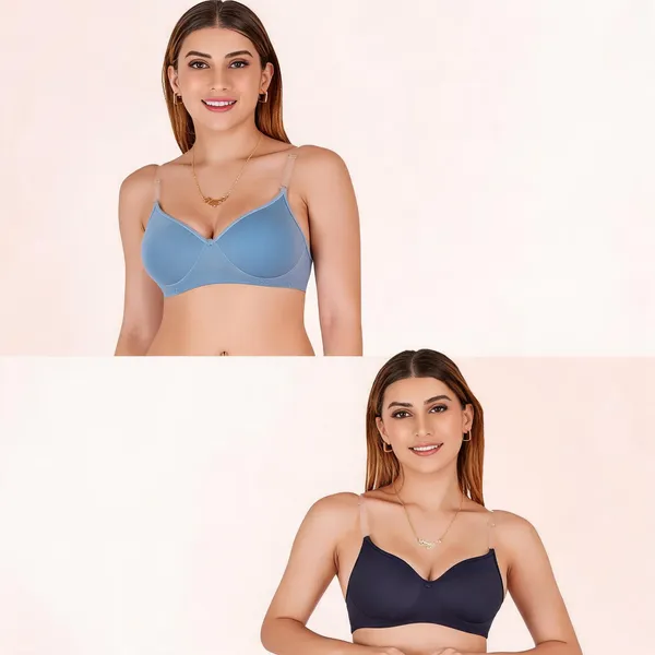 Tulzott_Women_Everyday_Padded_Bra_With_Transparent_With_Bra_Color_Strap_Pack_2