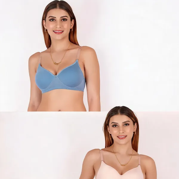 Tulzott_Women_Everyday_Padded_Bra_With_Transparent_With_Bra_Color_Strap_Pack_2