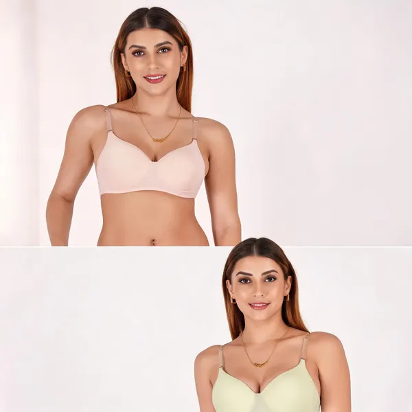 Pink_And_Green_Cotton_Padded_Everyday_Bra_For_Women_Pack_Of_2
