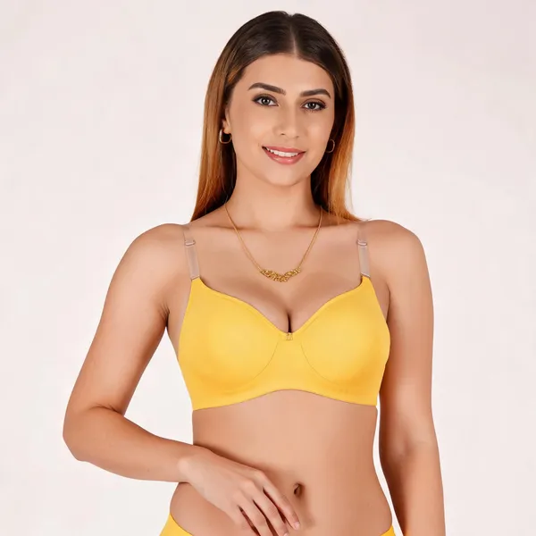 Yellow_And_Magenta_Cotton_Padded_Everyday_Bra_For_Women_Pack_Of_2