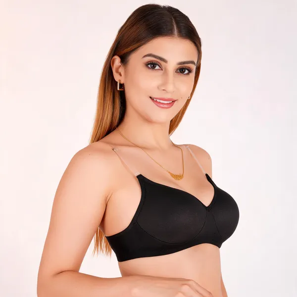 Multicolor_Cotton_Padded_Transparent_Strap_Bra_For_Women_Pack_Of_3