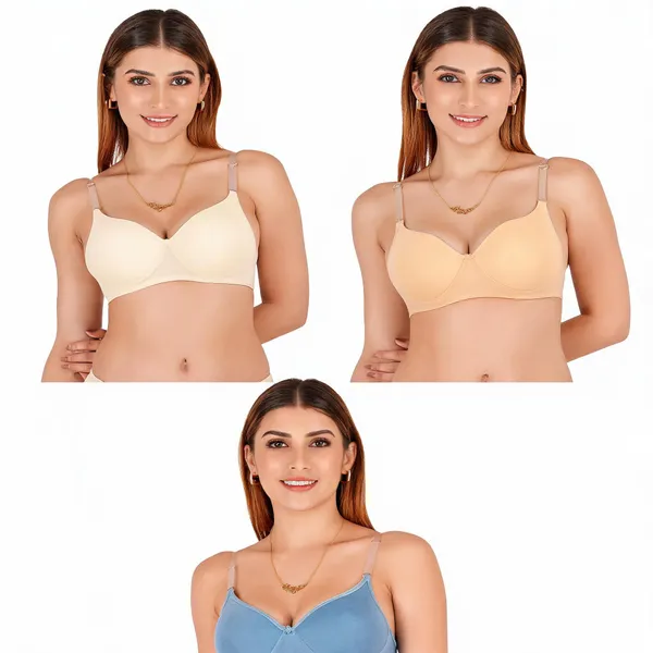 Cotton_Padded_Everyday_V-Neck_Bra_For_Women_Pack_Of_3