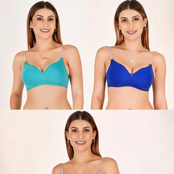 Cotton_Padded_Transparent_Strap_Everyday_Bra_For_Women_Pack_Of_3
