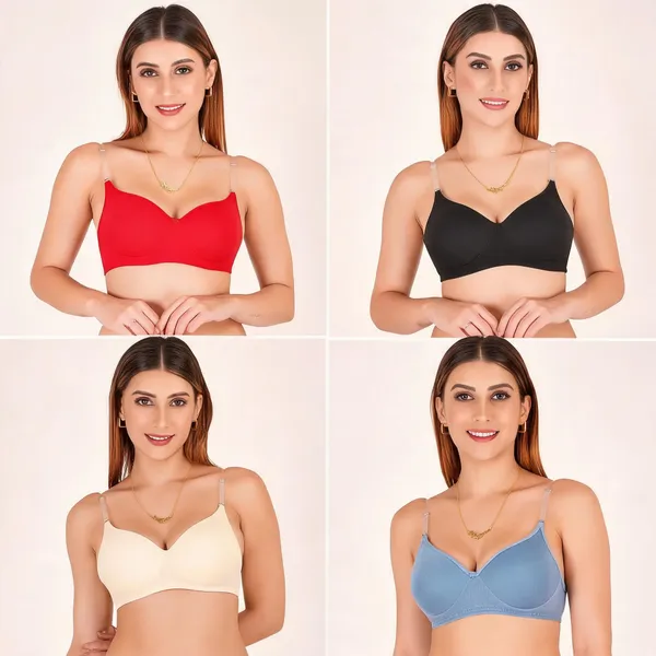 Multicolour_Cotton_Padded_Everyday_Bra_For_Women_Pack_Of_4