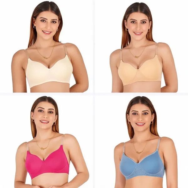 Cotton_Lightly_Padded_Solid_Everyday_Bra_For_Women_Pack_Of_4