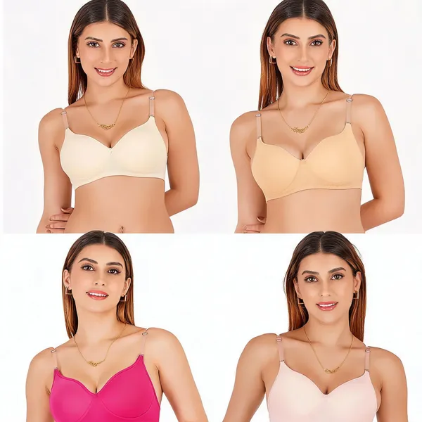 Cotton_Padded_V-Neck_Everyday_Bra_For_Women_Pack_Of_4