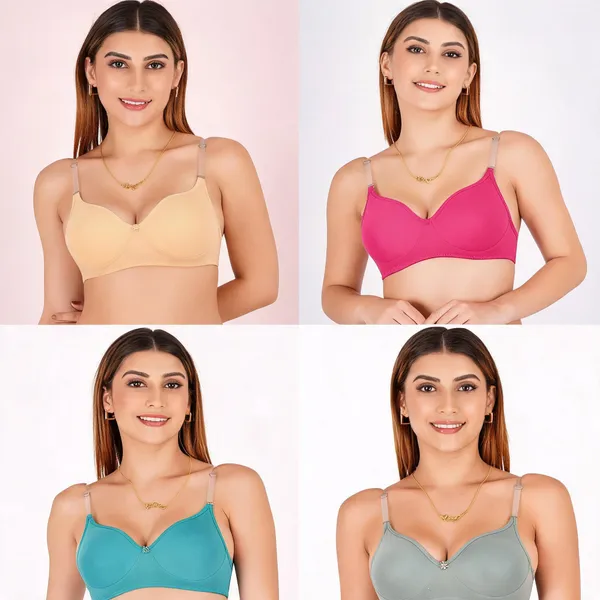 Cotton_Padded_Moulded_Cup_Embellished_Everyday_Bra_For_Women_Pack_Of_4