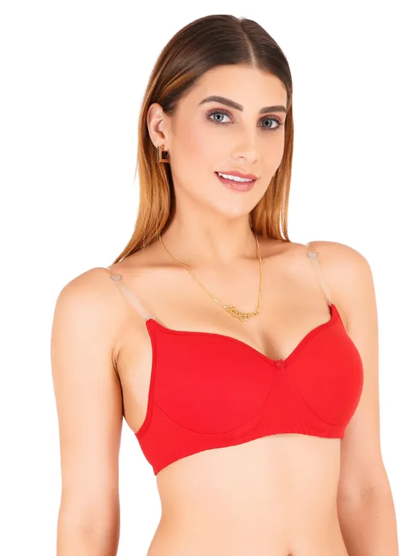 Red_And_Blue_Cotton_Padded_Sweetheart_Bra_For_Women_Pack_Of_2