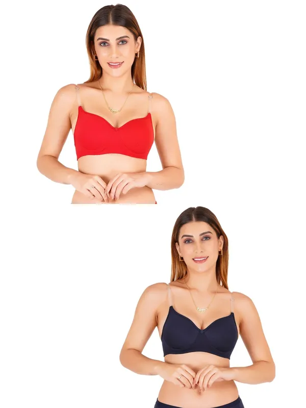 Tulzott_Women_Everyday_Padded_Bra_With_Transparent_With_Bra_Color_Strap_Pack_2