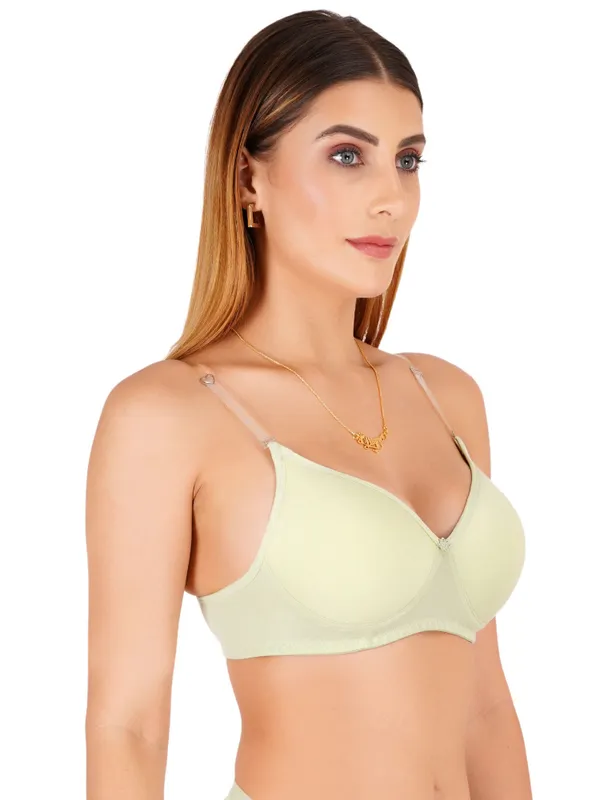 Pale_Green_Cotton_Padded_Everyday_Bra_For_Women