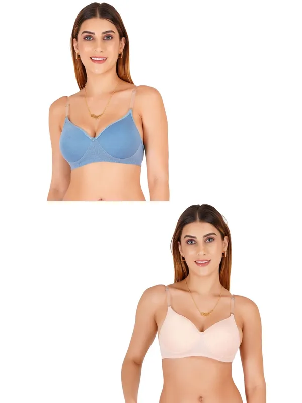 Tulzott_Women_Everyday_Padded_Bra_With_Transparent_With_Bra_Color_Strap_Pack_2