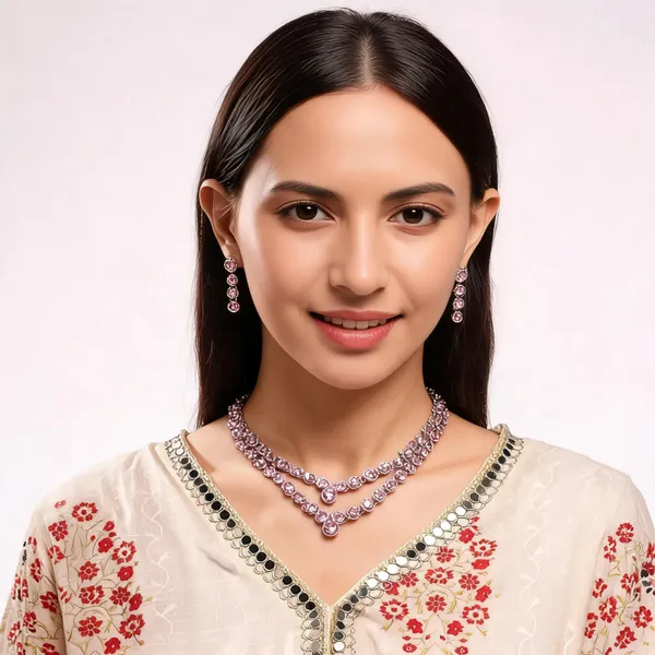 Pink_Alloy_Jewellery_Set_For_Women