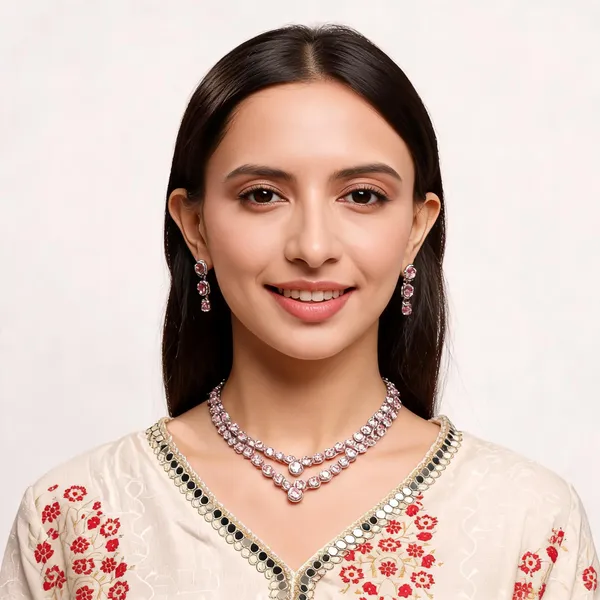 Pink_Alloy_Jewellery_Set_For_Women