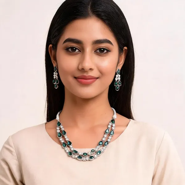 Green_Alloy_Jewellery_Set_For_Women