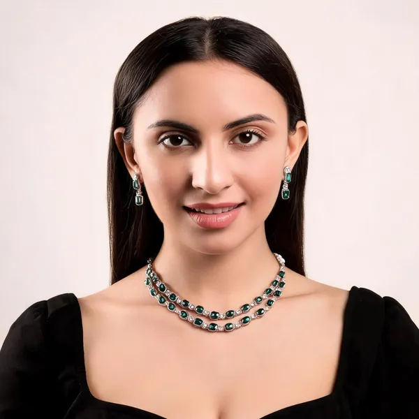 Green_Alloy_Jewellery_Set_For_Women