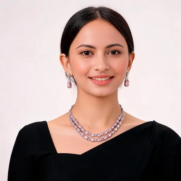 Pink_Alloy_Jewellery_Set_For_Women