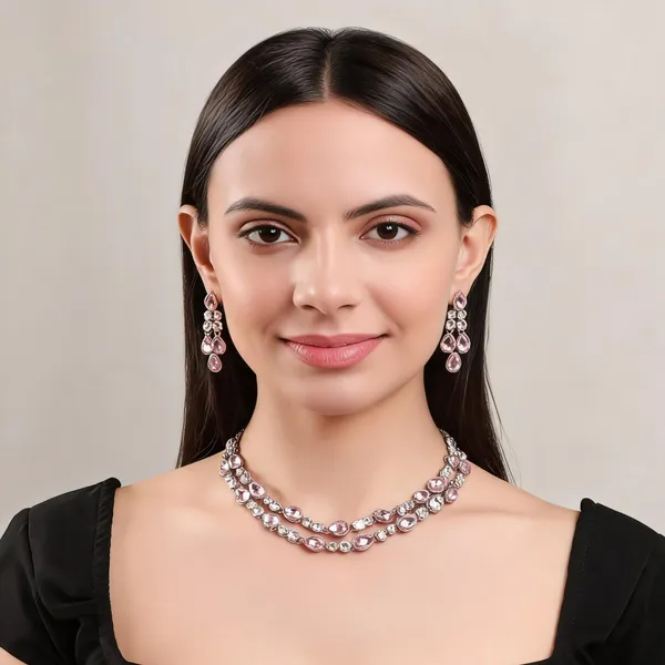 Pink_Alloy_Jewellery_Set_For_Women