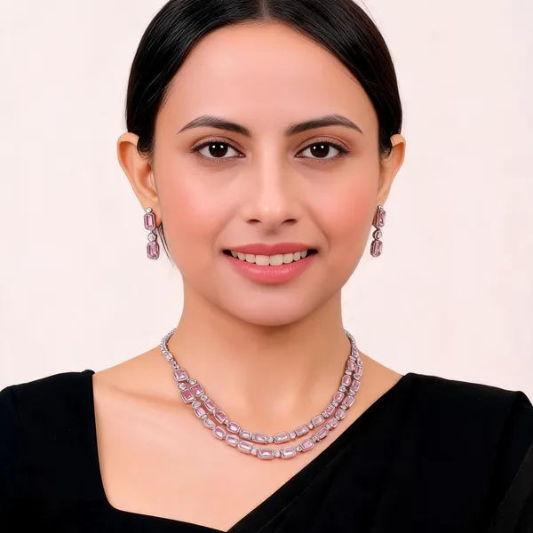 Pink_Alloy_Jewellery_Set_For_Women