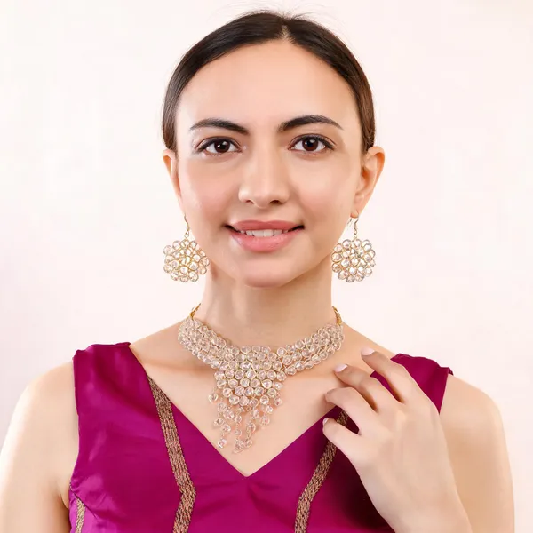 White_Crystal_Jewellery_Set_For_Women