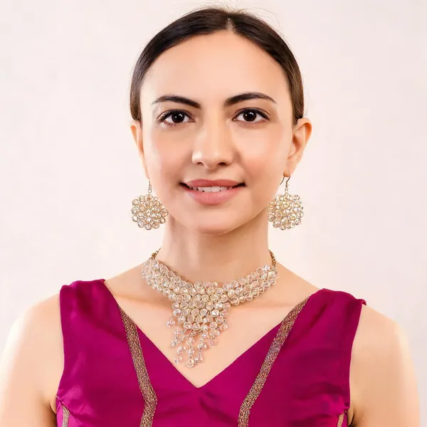 White_Crystal_Jewellery_Set_For_Women