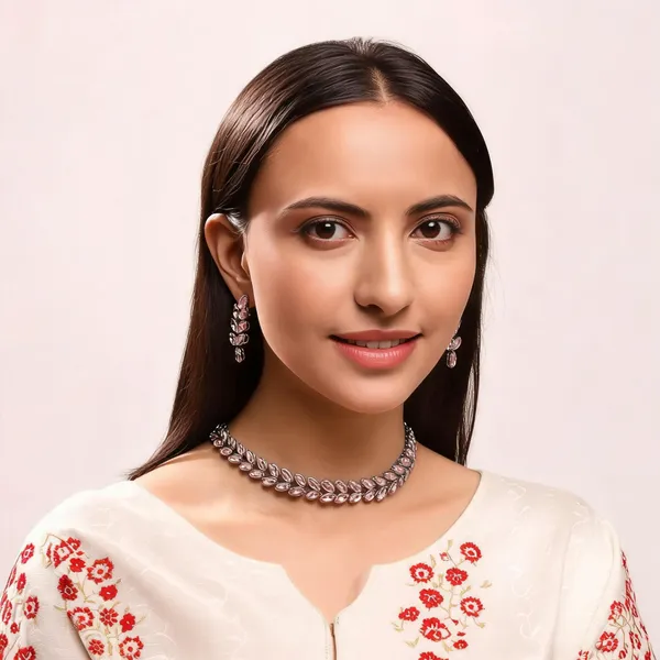 Pink_Alloy_Jewellery_Set_For_Women
