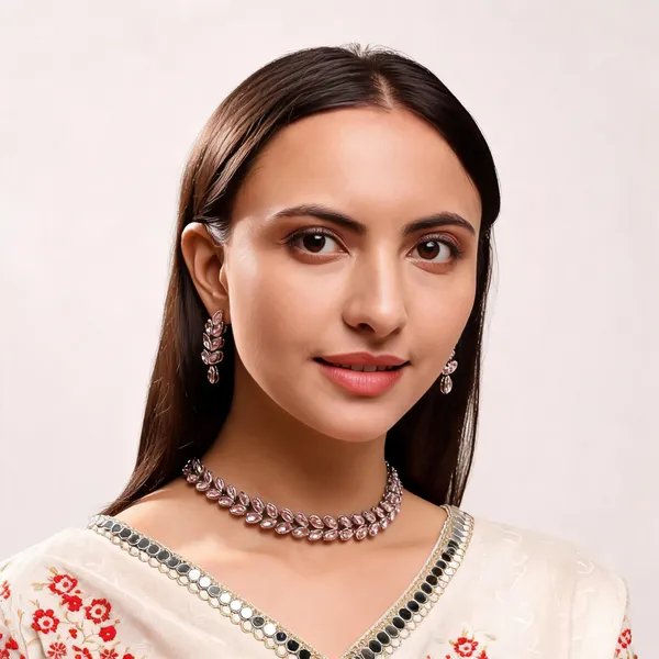 Pink_Alloy_Jewellery_Set_For_Women