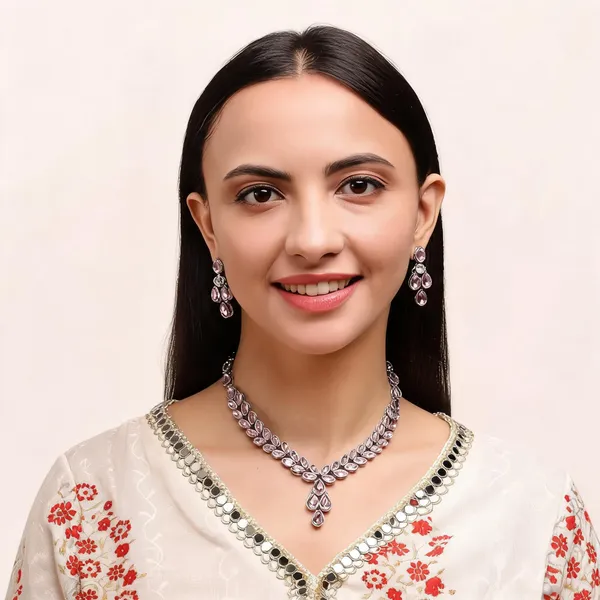 Pink_Alloy_Jewellery_Set_For_Women