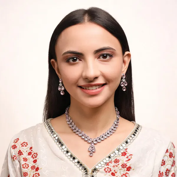 Pink_Alloy_Jewellery_Set_For_Women