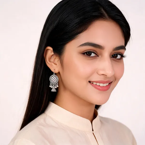 Silver_Alloy_Earring_For_Women_(Pack_of_2)