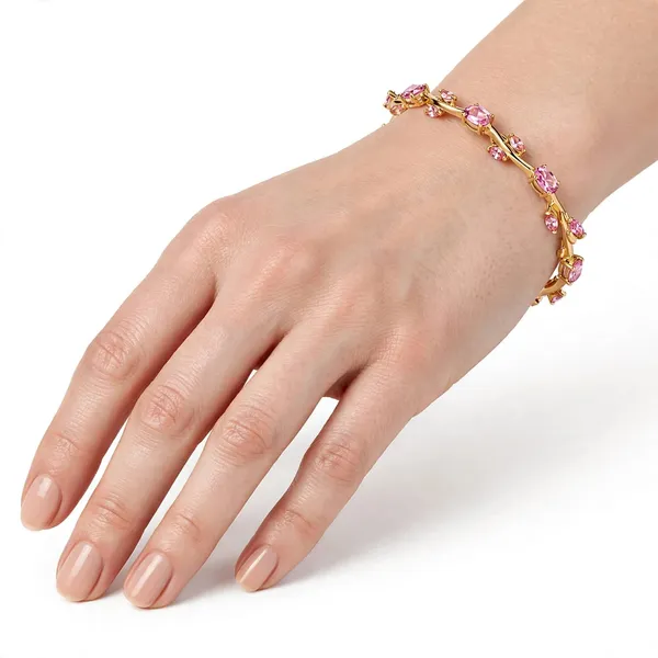 Royal_Pink_Tulip_Charm_Bracelet_for_Women