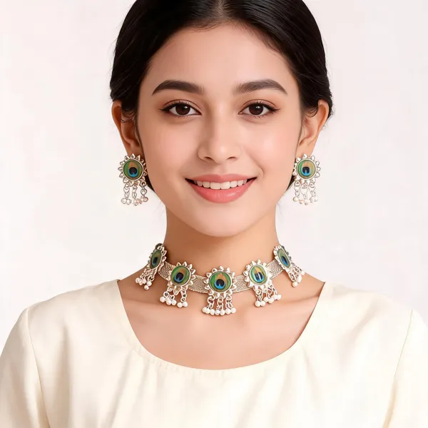 Silver_Alloy_Jewellery_Set_For_Women