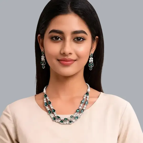 Green_Alloy_Jewellery_Set_For_Women