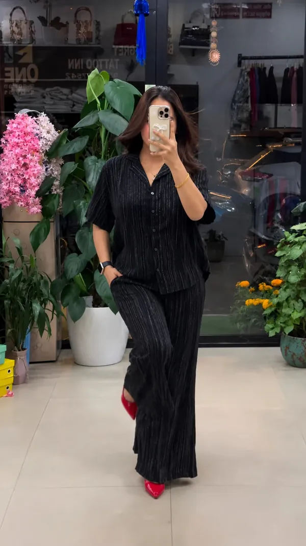 Black_Linen_Straight_Fit_Co_Ord_Set_For_Women