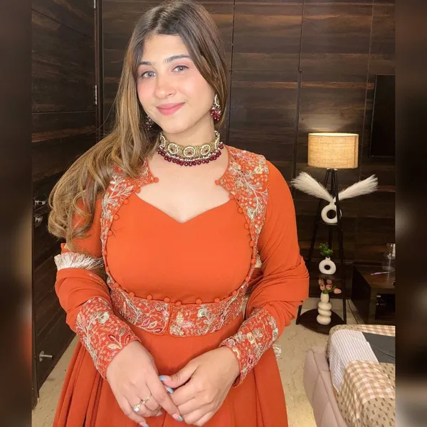 Orange_Embroidered_Anarkali_Suit_For_Women