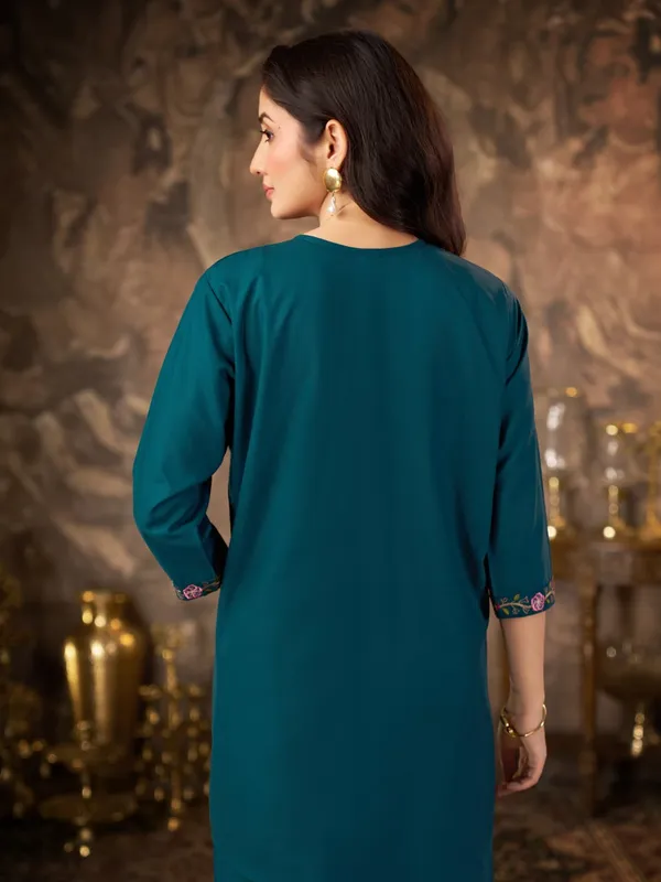 Meher_Embroidered_Co-Ord_Set_–_Premium_Kurta_&_Straight_Pant_Set