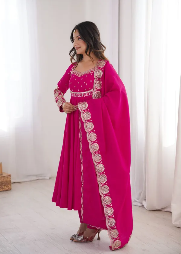 Rani_Pink_Embroidered_Anarkali_Suit_with_Dupatta