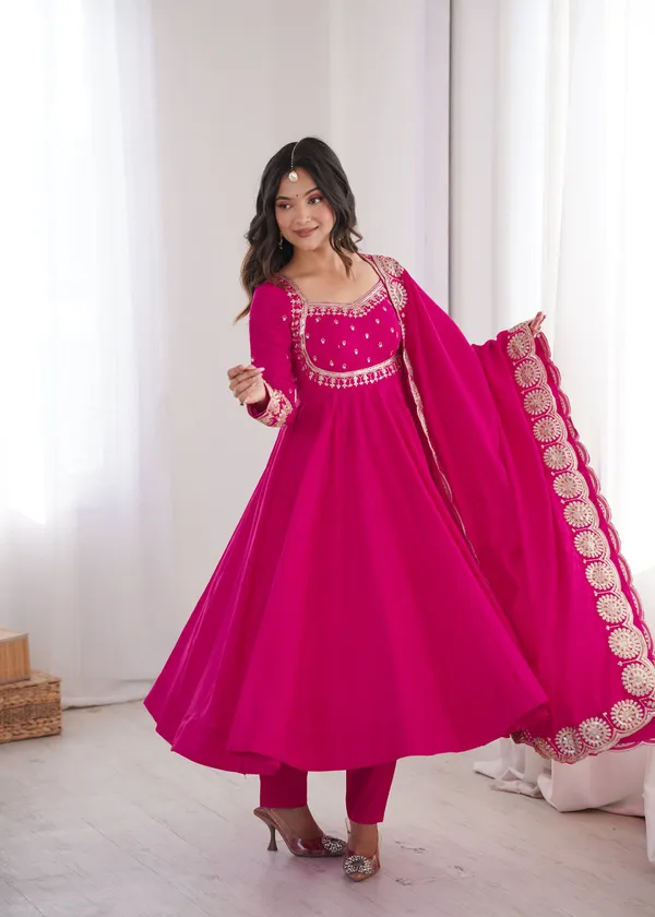 Rani_Pink_Embroidered_Anarkali_Suit_with_Dupatta