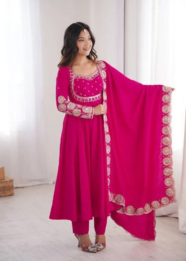 Rani_Pink_Embroidered_Anarkali_Suit_with_Dupatta