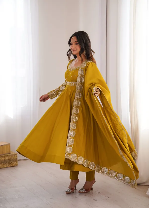 Yellow_Embroidered_Anarkali_Suit_with_Dupatta