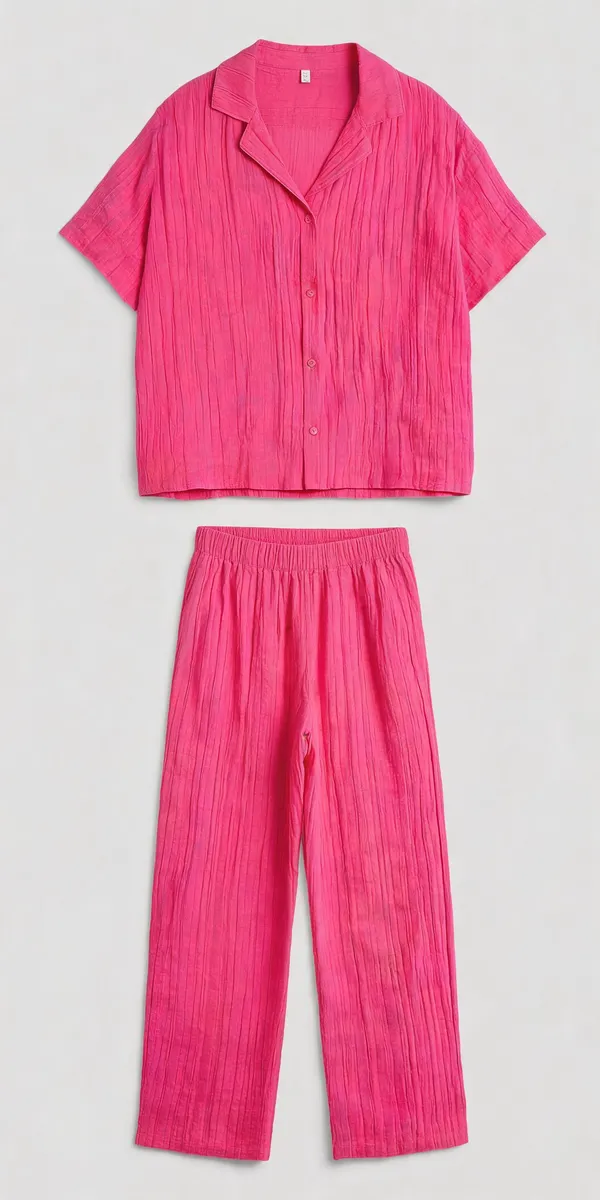 Pink_Linen_Straight_Fit_Co_Ord_Set_For_Women