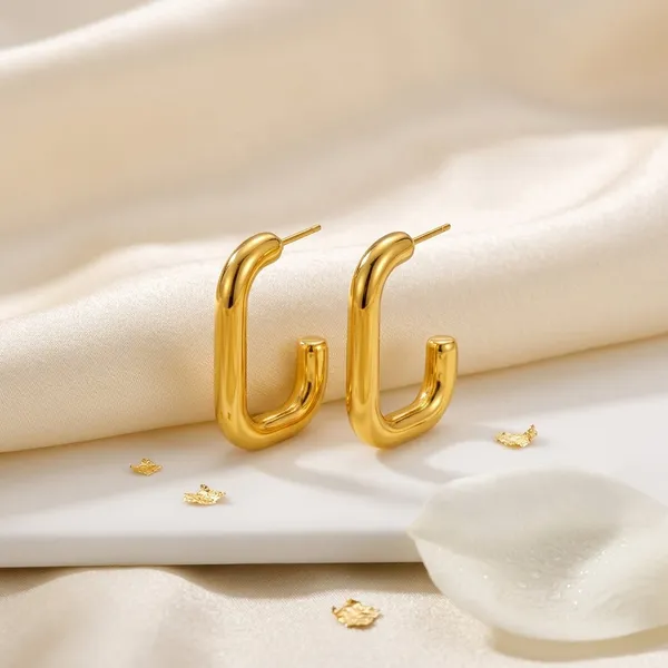 Squared_C_Shape_Gold_Stud_Earrings_Default_Title