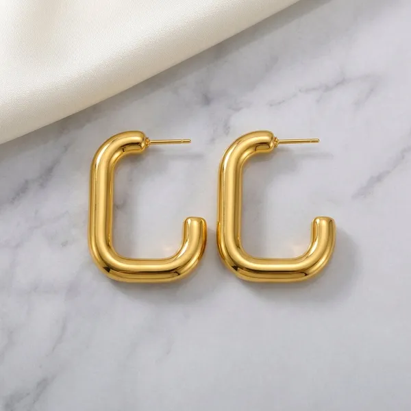 Squared_C_Shape_Gold_Stud_Earrings_Default_Title
