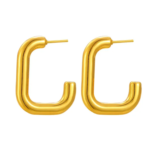 Squared_C_Shape_Gold_Stud_Earrings_Default_Title