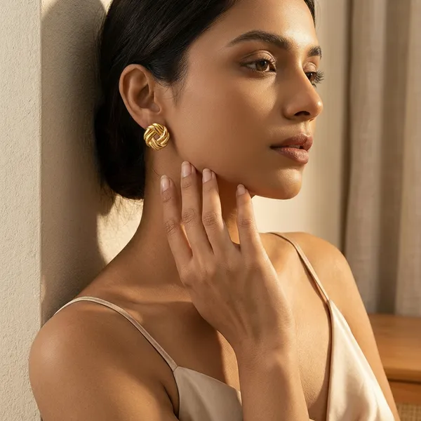 Woven_Knot_Gold_Stud_Earrings_Default_Title
