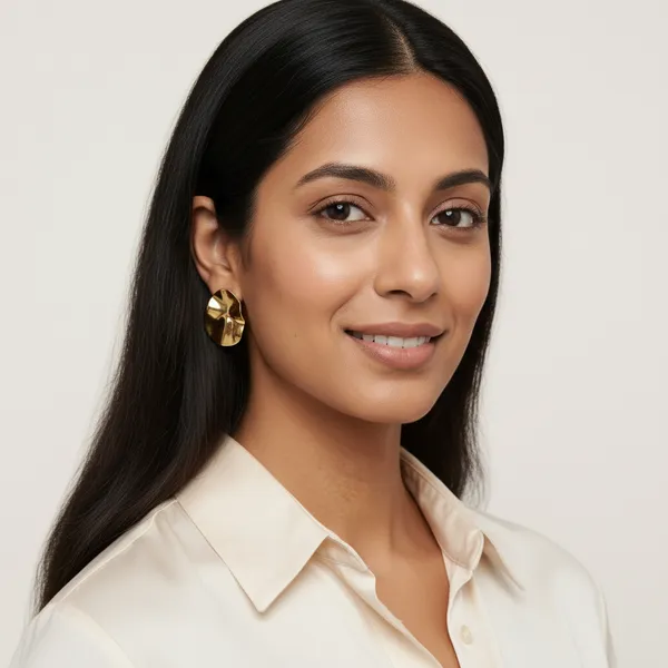 Liquid_Sculpt_Gold_Stud_Earrings_Default_Title